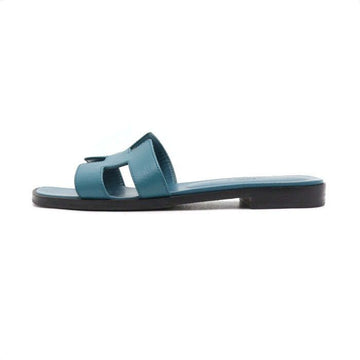 HERMES Blau ORAN Sandalen Damen 44243 152897642
