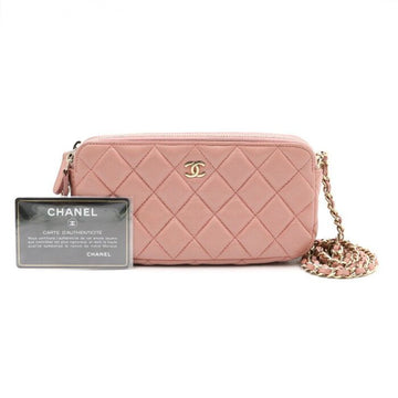 CHANEL ダブルジッパー WOC クラシック ミニ クロスバッグ A82527 152893455