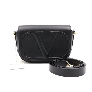 Valentino Black Leather V Logo Shoulder Bag and Crossbody Bag 1W5B0L83MNL 152892902