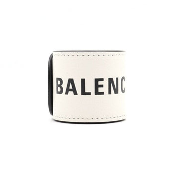 Balenciaga White Leather Logo Cycle Bracelet 469170 aa44567 152895915