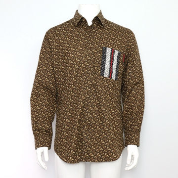 BURBERRY Herrenhemd TB Monogram 8018277 Braun 152900127