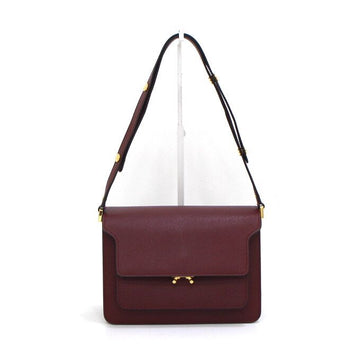 Marni Trunk Saffiano Shoulder Bag and Crossbody Bag aa44670 152892834