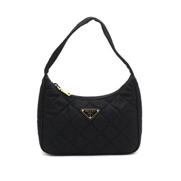PRADA ナイロンキルティング三角ロゴレディースホーボーショルダーバッグ 1NE051 152892864