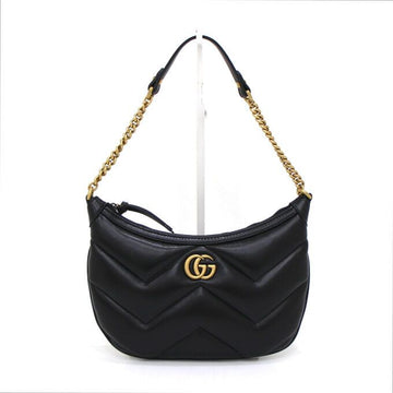 GUCCI GG Marmont kleine Hobo Schultertasche mit goldener Kette 777263 24 Saison 152893305
