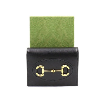GUCCI カードケース ホースビット 1955 ブラック AA45247 152895205