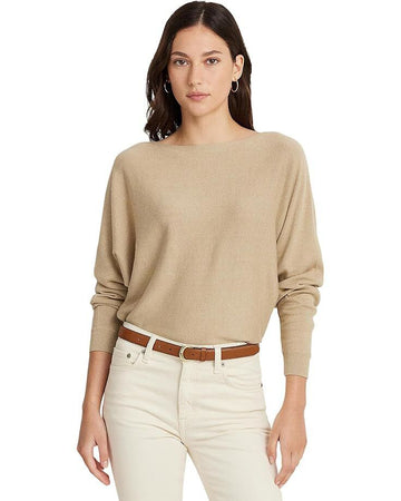Lauren Ralph Lauren Women's Cotton-Blend Dolman-Sleeve Sweater 9952952 88379416