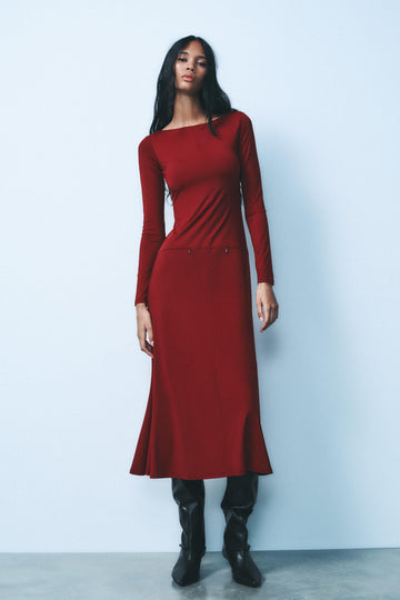 ZARA レザーキトンヒールアンクルブーツバッジ390166533 118792458