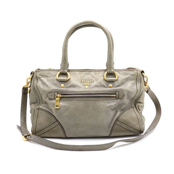 PRADA Tote- und Schultertasche BL0728 Vitello Shine Gold-Logo 152893077