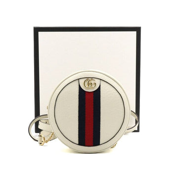 Gucci Off-White Leather Opidia Web GG Round Women's Backpack 598661 152893450