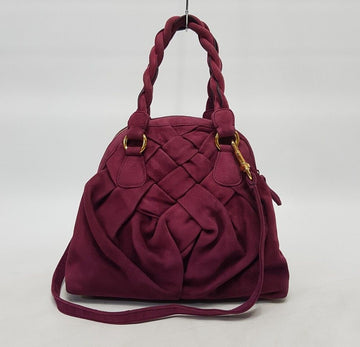 VALENTINO ガラバーニ スエード トート ショルダーバッグ 27063667