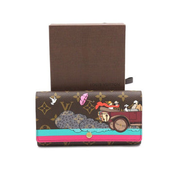 LOUIS VUITTON Monogram Évasion Sarah Wallet Damen Geldbörse, M61359 152895145