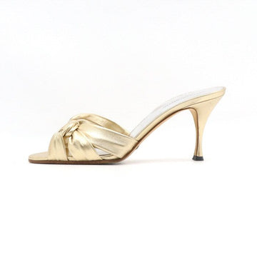 DOLCE & GABBANA メタリックオープントゥレディースシューズ aa45560 152897592