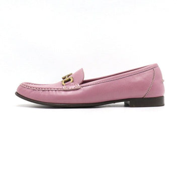 SALVATORE FERRAGAMO 金色のガンチーニロゴ付きレディースローファー 17883 152897610