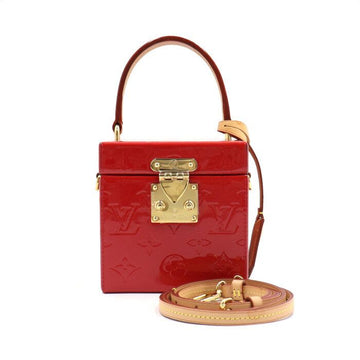 LOUIS VUITTON Monogram Rot Verni Bicker Box Bag Tote Bag und Schultertasche Crossbody aa45798 152893134