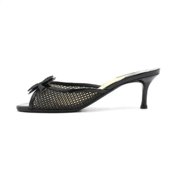 CHANEL Vierblättriges Kleeblatt Gold CC Logo Mesh Offene Sandalen Damen aa45541 152897626