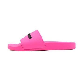 Balenciaga Neon Pink Pool Slide Sandals 565826 AA46256 152897767