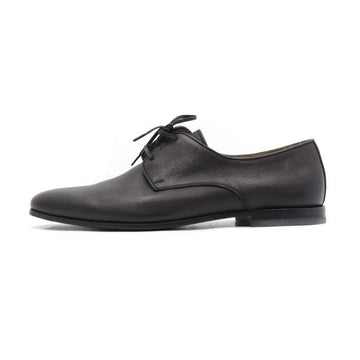 SALVATORE FERRAGAMO Schwarze Leder Derby Schuhe für Herren aa46243 152898021