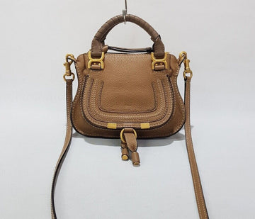 CHLOE マルシー ミニ ダブル キャリーバッグ 120932284