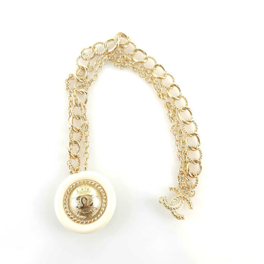 CHANEL CC Coin Chain Brooch 7946 121399013
