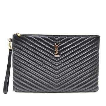 Saint Laurent Monogram Matelassé Clutch Large 121324013 121525711