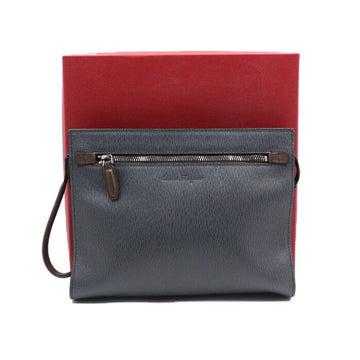 SALVATORE FERRAGAMO レザー ストラップ メンズ ポーチ クラッチ バッグ 24 0298 152892855