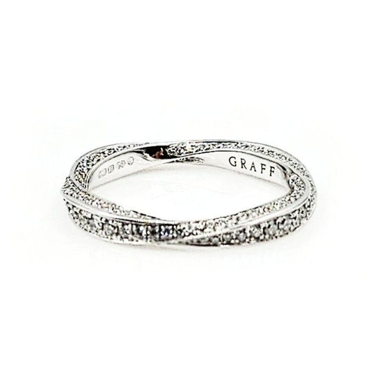 ETC. Graph Spiral Pavé Diamond Ring 120424013 121719782