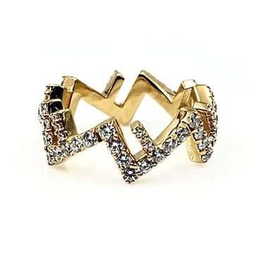 Fendi F Logo Cubic Ring 120424023 121719883
