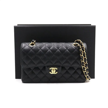 CHANEL Classic Caviar Small Flap Shoulder Bag with Gold Chain A01113 152892774