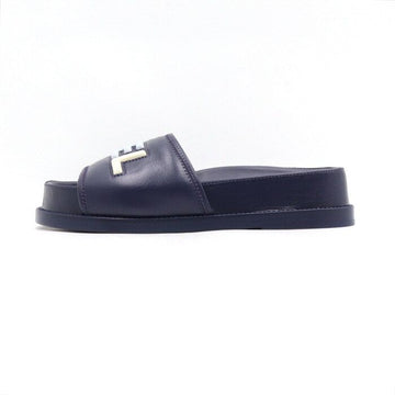 CHANEL G38933 Damen Sandalen Slipper in Marineblau 152897723