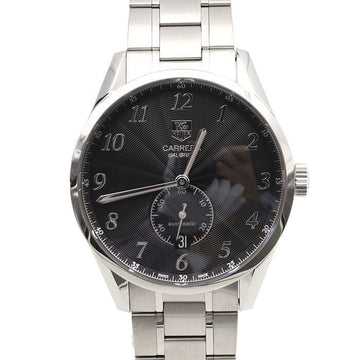 Tag Heuer Carrera Heritage Black Dial 39mm See-Through Case Steel Automatic Men's Watch 152888628