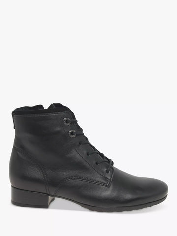 GABOR Boots aus Leder in weit geschnittenem Design Schwarz 109069320 148622967