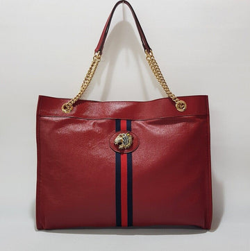 GUCCI タイガー ウェブ ラザ ショッパー バッグ 537219 123097739