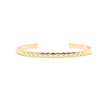 CHANEL 18K Yellow Gold Coco Crush Bangle Cuff Women's Bracelet aa46639 152895968
