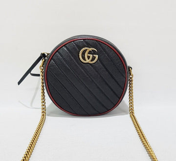 Gucci Marmont Mini Round Crossbody Bag 67592447