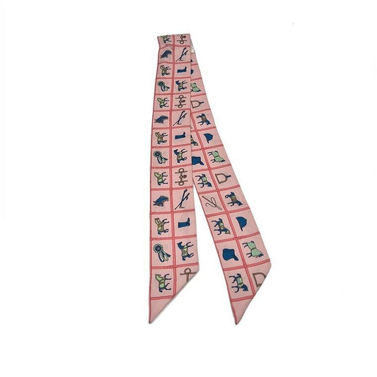 Hermes Silk Twilly Scarf 112024023 123508745