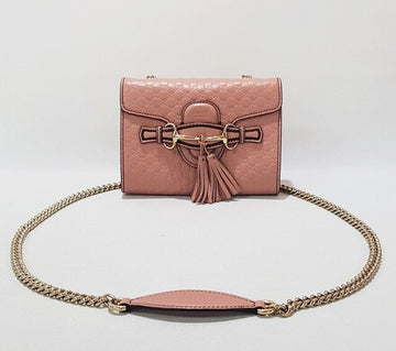 GUCCI シマ エミリー ミニ チェーン バッグ 449636 123524865