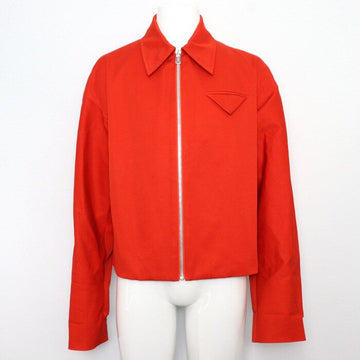 Bottega Veneta Red Cotton Zip-Up Men's Jacket 646907 152898756