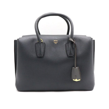 MCM Dark Gray Leather Mila Women's Tote Bag aa47445 152892877