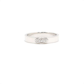 CHAUMET 081685 プラチナ リアン エビダンス 5Pダイヤ ウェディングバンドリング 8号 aa46875 152895885