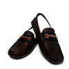Gucci Web Driving Shoes 624698 1XH10 Dark Brown 127023892 [P]