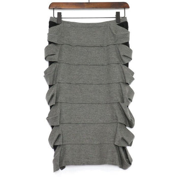 FENDI Grauer Baumwollrock für Damen aa47773 152898312