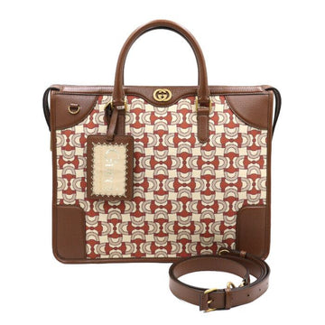 Gucci Interlocking Jacquard Horsebit Briefcase Tote Bag and Shoulder Bag 752592 152893120