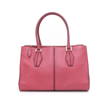 Tods Leather Tote Bag Red Purple A47903 152892647