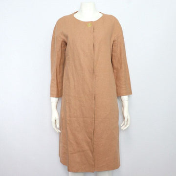 CHLOE Damenmantel mit goldfarbenem Verschluss aus Champagner in Beige 19SMA32 152898670