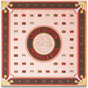 Louis Vuitton Minimal 45x45 Silk Square Scarf aa48005 152898138