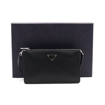 Prada Black Saffiano Leather Mini Shoulder Bag 1BC155 aa48231 152892624