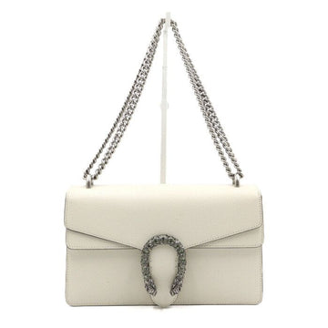 Gucci Dionysus White Leather Small Chain Shoulder Bag 400249 152892676