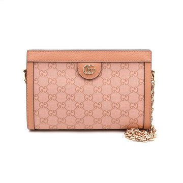 Gucci Pink Jacquard Ophidia Chain Shoulder Bag and Crossbody Bag 503877 152892704