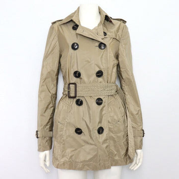 BURBERRY Trenchcoat aus khakifarbenem Nylon mit Gürtel für Damen 4010945 152898250