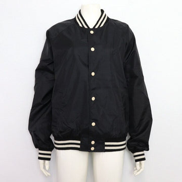 Celine Black Nylon Varsity Teddy Jacket 2W365495M 152898615